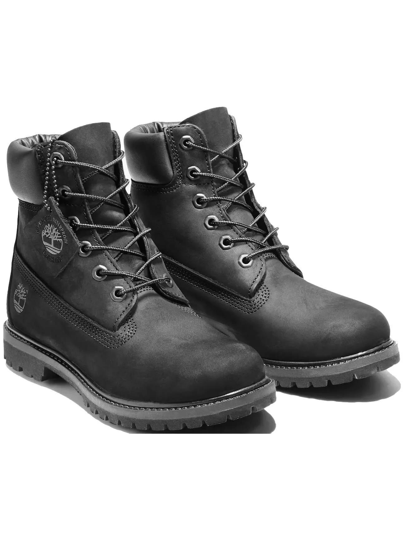 Timberland 6" Premium Boot Black (GS) 2/5