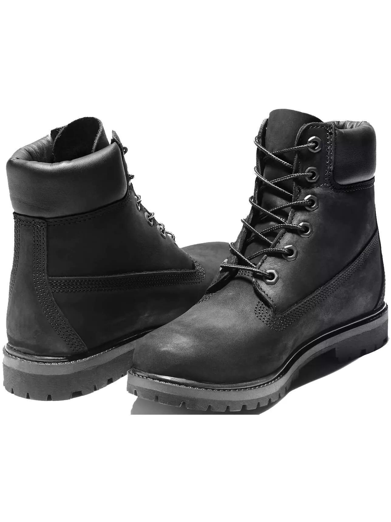 Timberland 6" Premium Boot Black (GS) 3/5