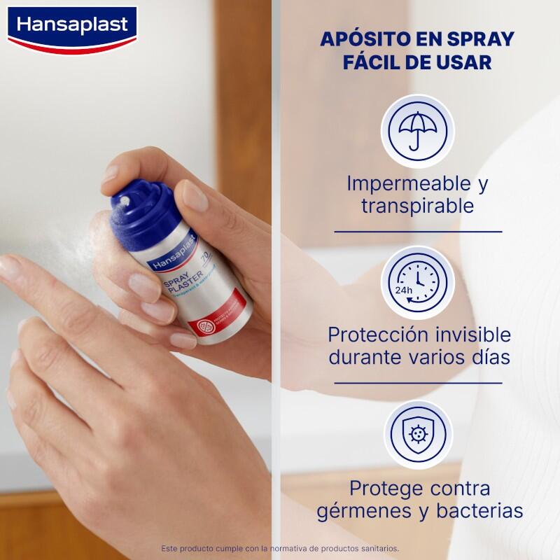 HANSAPLAST Apósito en Spray Transparente 50 Aplicaciones