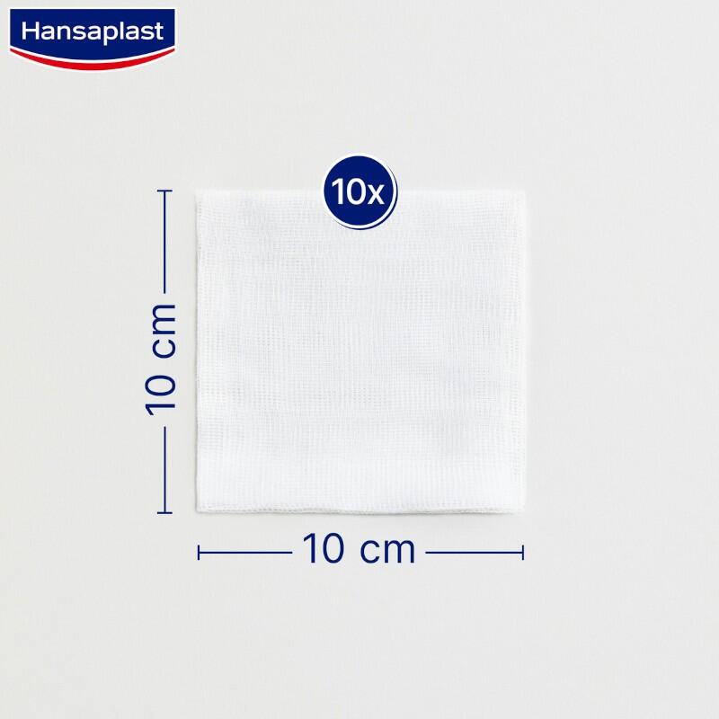 HANSAPLAST Gasas Suaves 10x10cm 10 unidades