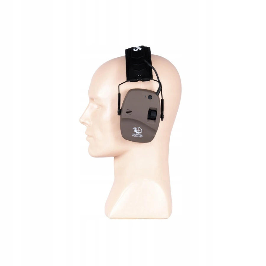 Słuchawki RealHunter Active ProSHOT BT brązowe 5/7