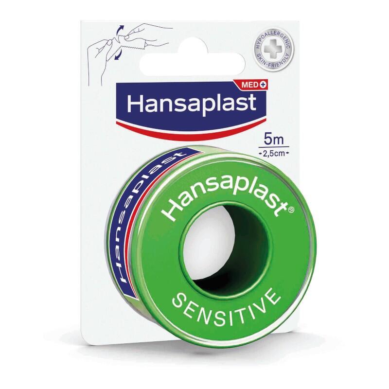 HANSAPLAST Esparadrapo Sensitive 5m x 2,5cm