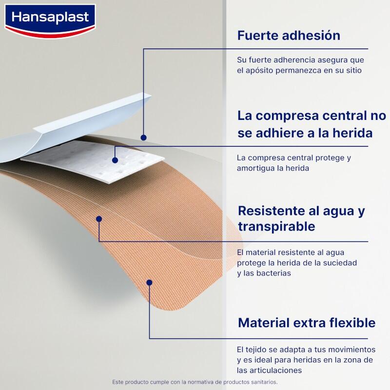 HANSAPLAST Elastic Extra Flexible 10 Apósitos