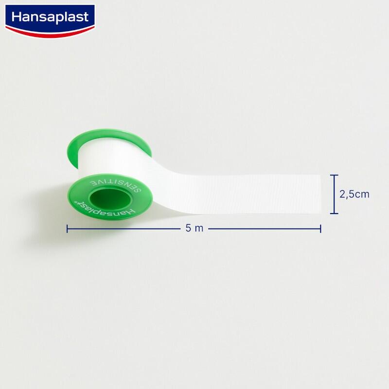 HANSAPLAST Esparadrapo Sensitive 5m x 2,5cm