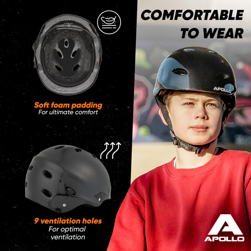 Casco ajustable para skate/bicicleta, scooter, BMX, para niños y adultos