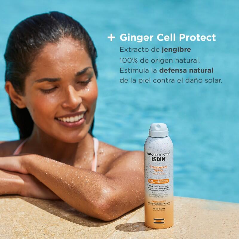 ISDIN Fotoprotector Transparent Spray Wet Skin SPF 50+ 250ml 7/7