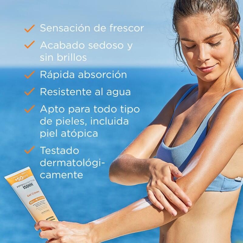 ISDIN Fotoprotector Gel Cream Wet Skin SPF 50+ (250ml) 4/5