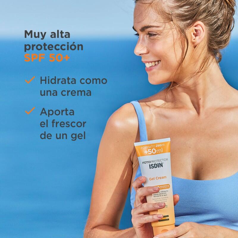 ISDIN Fotoprotector Gel Cream Wet Skin SPF 50+ (250ml) 2/5
