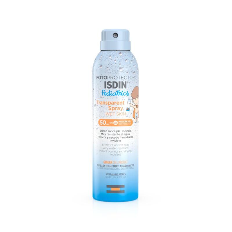ISDIN ISDIN Pediatrics Transparent Spray Wet Skin Fotoprotector SPF 50 (250ml)