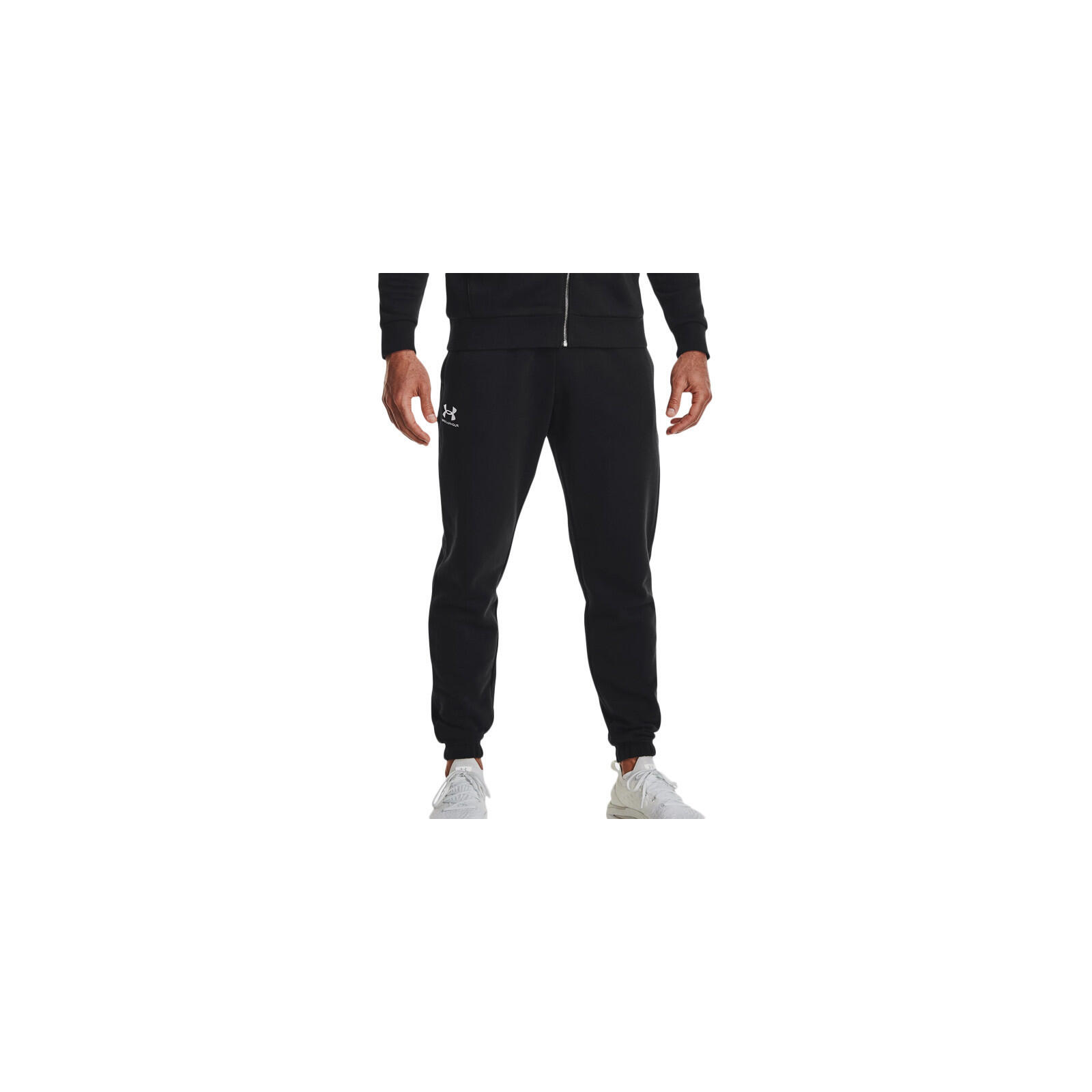 Broek Under Armour Essential Fleece, Zwart, Mannen 3/6