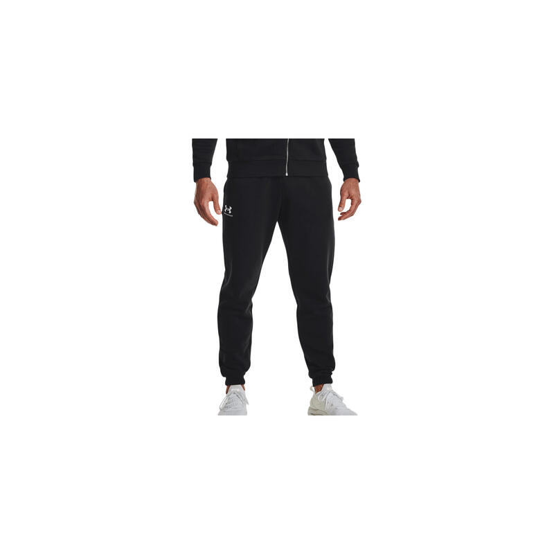 Pantaloni barbati Under Armour Essential Fleece, Negru