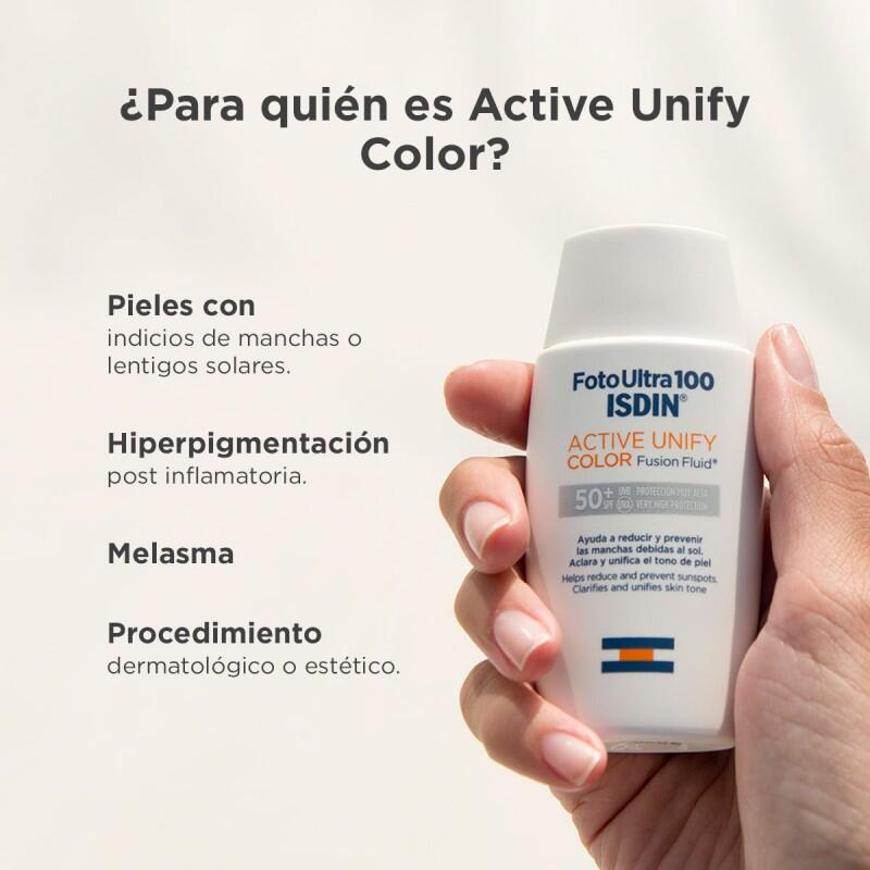 ISDIN Fotoultra 100 Active Unify Color Despigmentante (SPF50+) 50ml 7/7
