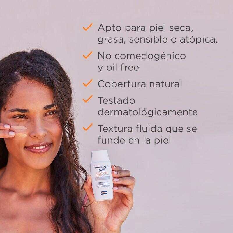ISDIN Fotoultra 100 Active Unify Color Despigmentante (SPF50+) 50ml 6/7