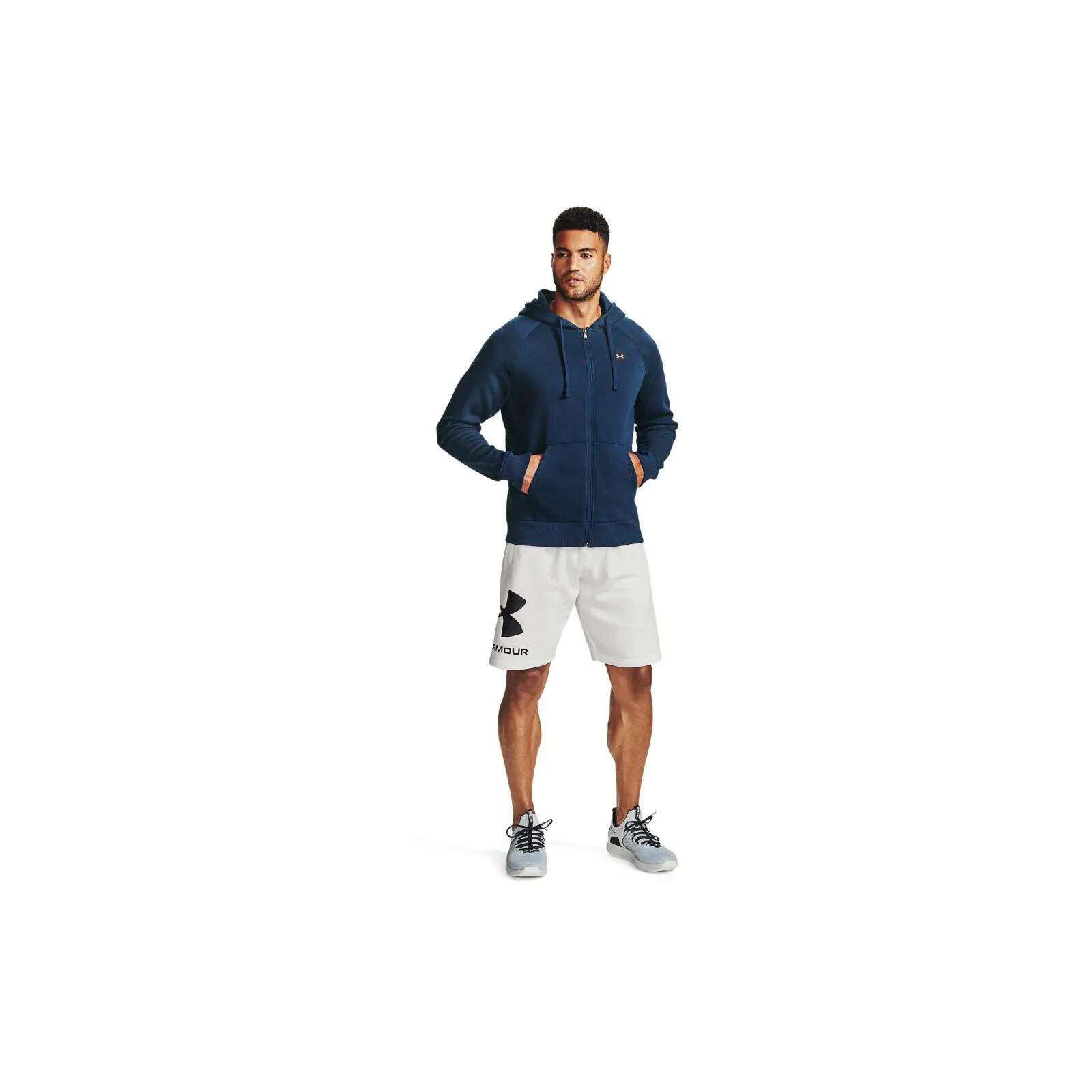 Under Armour Rival Fleece FZ, Niebieski 5/6