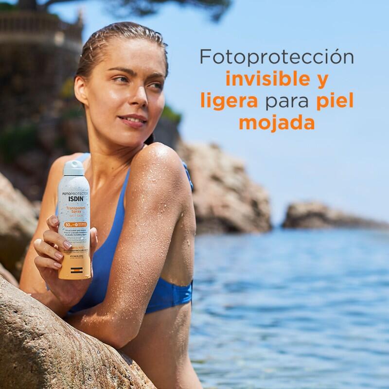 ISDIN Fotoprotector Transparent Spray Wet Skin SPF 30 250ml 7/7