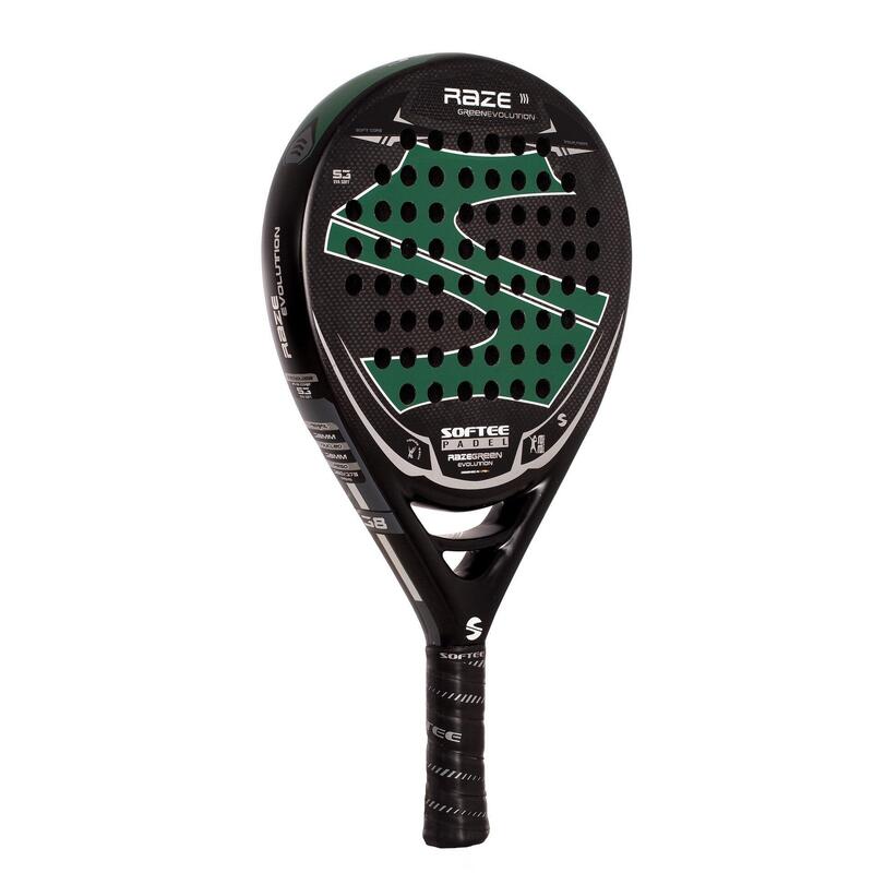 Pala Pádel Softee Raze Evolution Green Carbono