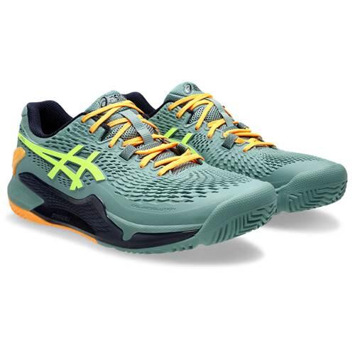 Zapatillas Asics Gel Resolution 9 Padel Celadon Amarillo -  - 43,5