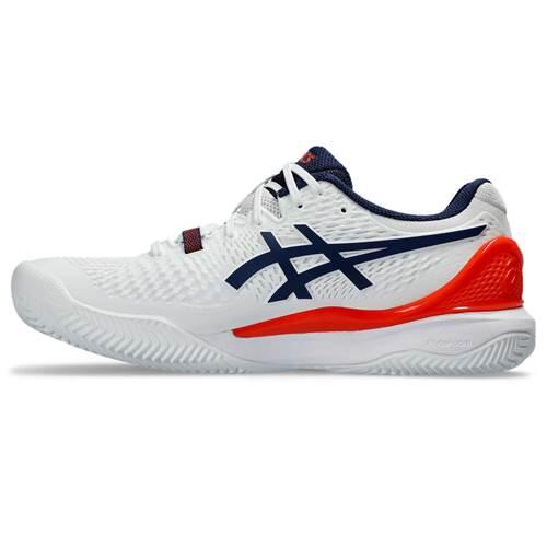 Asics Gel-resolution 9 Clay Blanco Azul 3/5