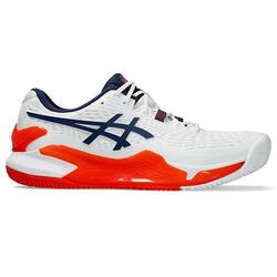 Zapatillas Asics Gel Resolution 9 Clay Blanco Azul Marino -  - 44,5