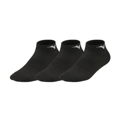 Pack of 3 pairs of black mizuno run socks