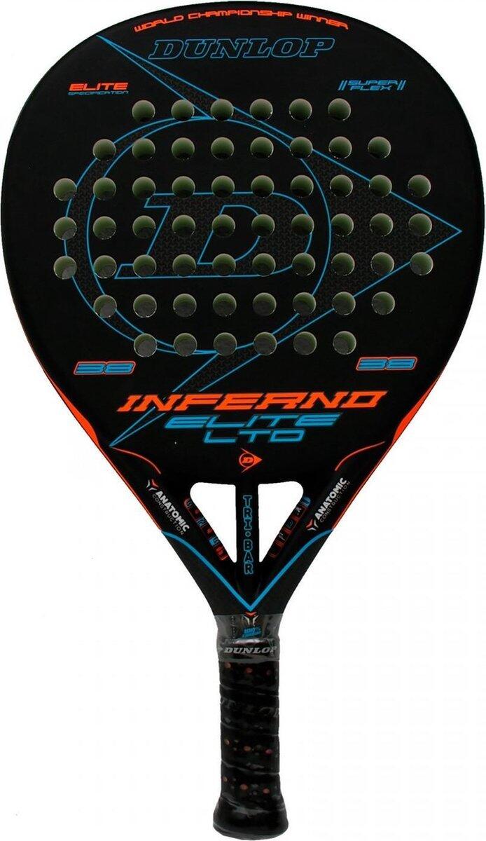 Raquette de Padel DUNLOP INFERNO ELITE LT G1 BLEU ORANGE