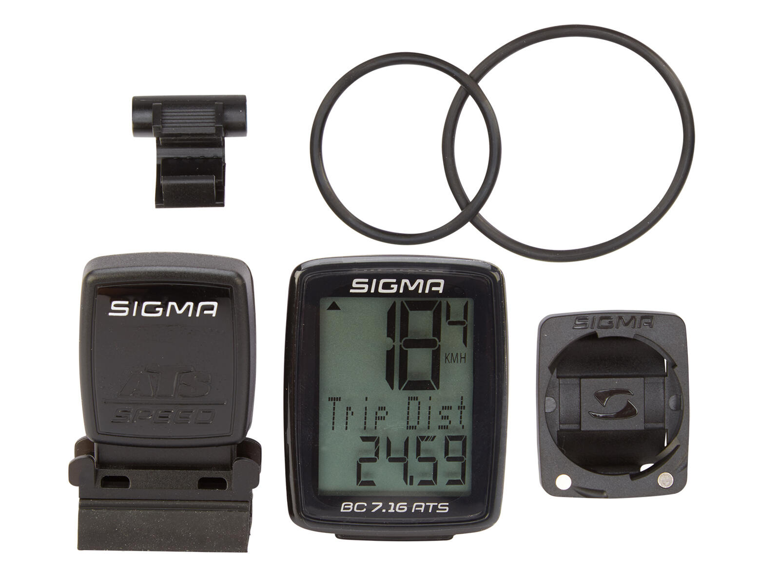 Compteur velo BC 7.16 noir SIGMA SPORT Decathlon
