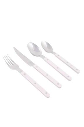 Bo-Camp - Pastel - Besteck-Set - Honfleur - 16 Stück - Edelstahl - Lila