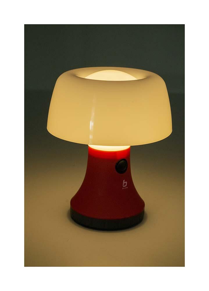 Bo-Camp - Tafellamp met kap - Sirius - High Power Led - 70 Lumen - Rood 3/7