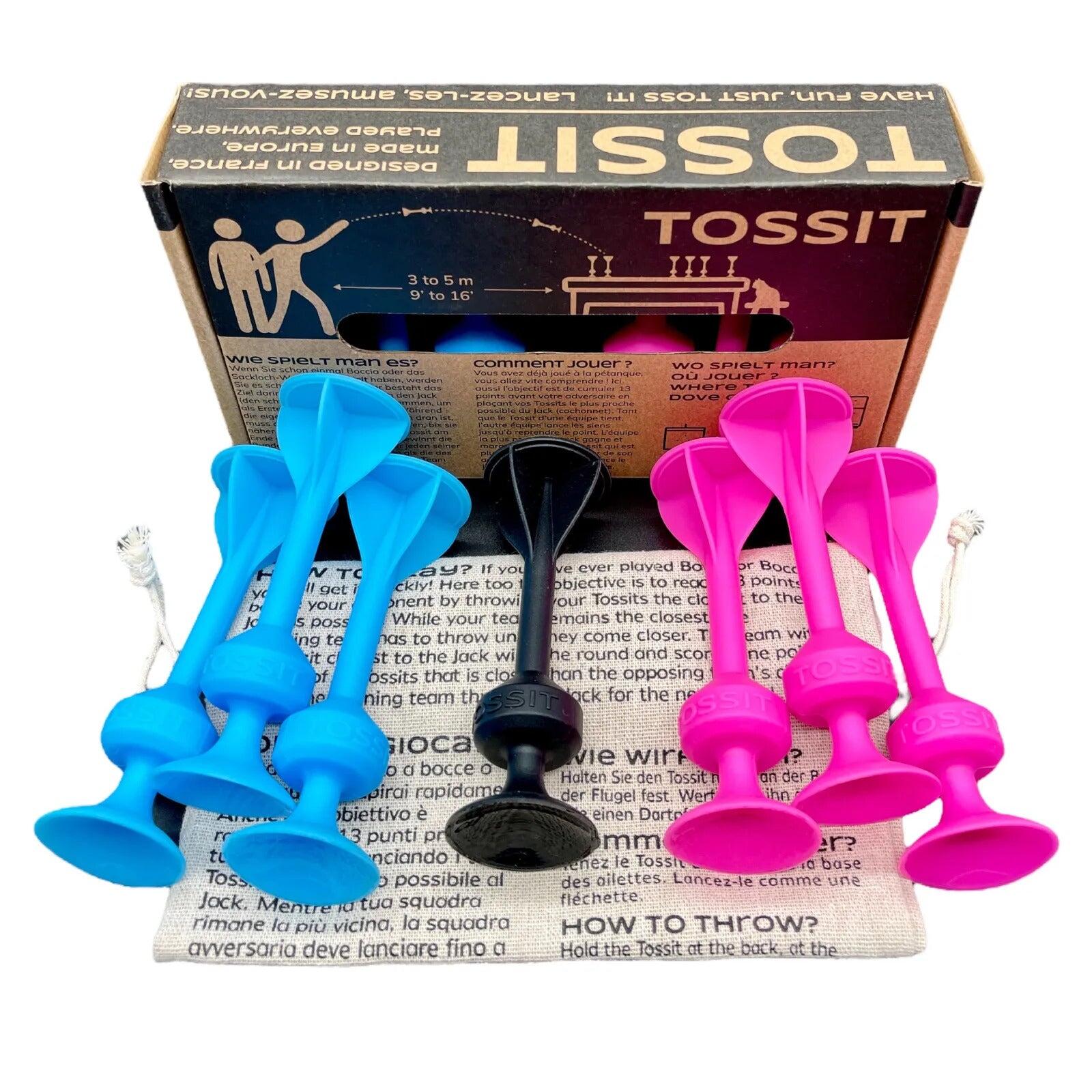 Freccette a ventosa - Set per 2 giocatori - Rosa-Blu