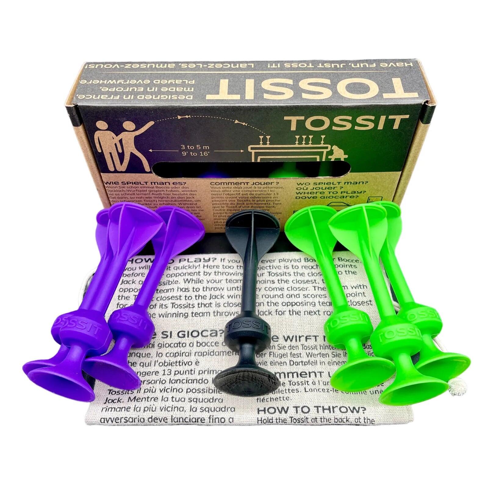 Suction cup darts - Set for 2 players - Violet-Green