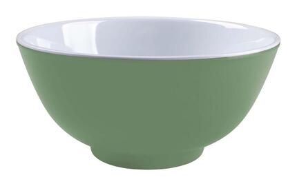 Kom - Two-Tone - Melamine - 4 Stuks - Groen