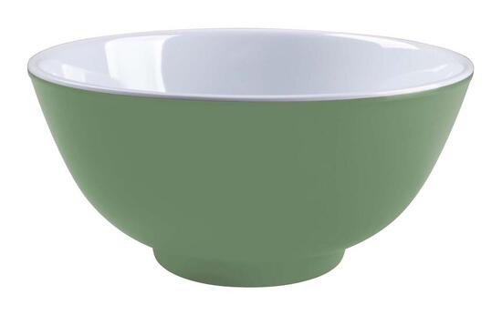 Kom - Two-Tone - Melamine - 4 Stuks - Groen