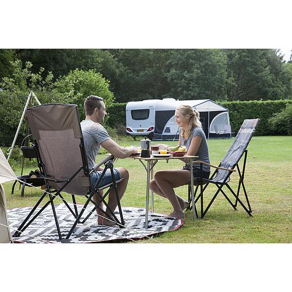 Bo-Camp Urban Outdoor collection Chill mat Falconwood Rond Zwart/Wit 4/7