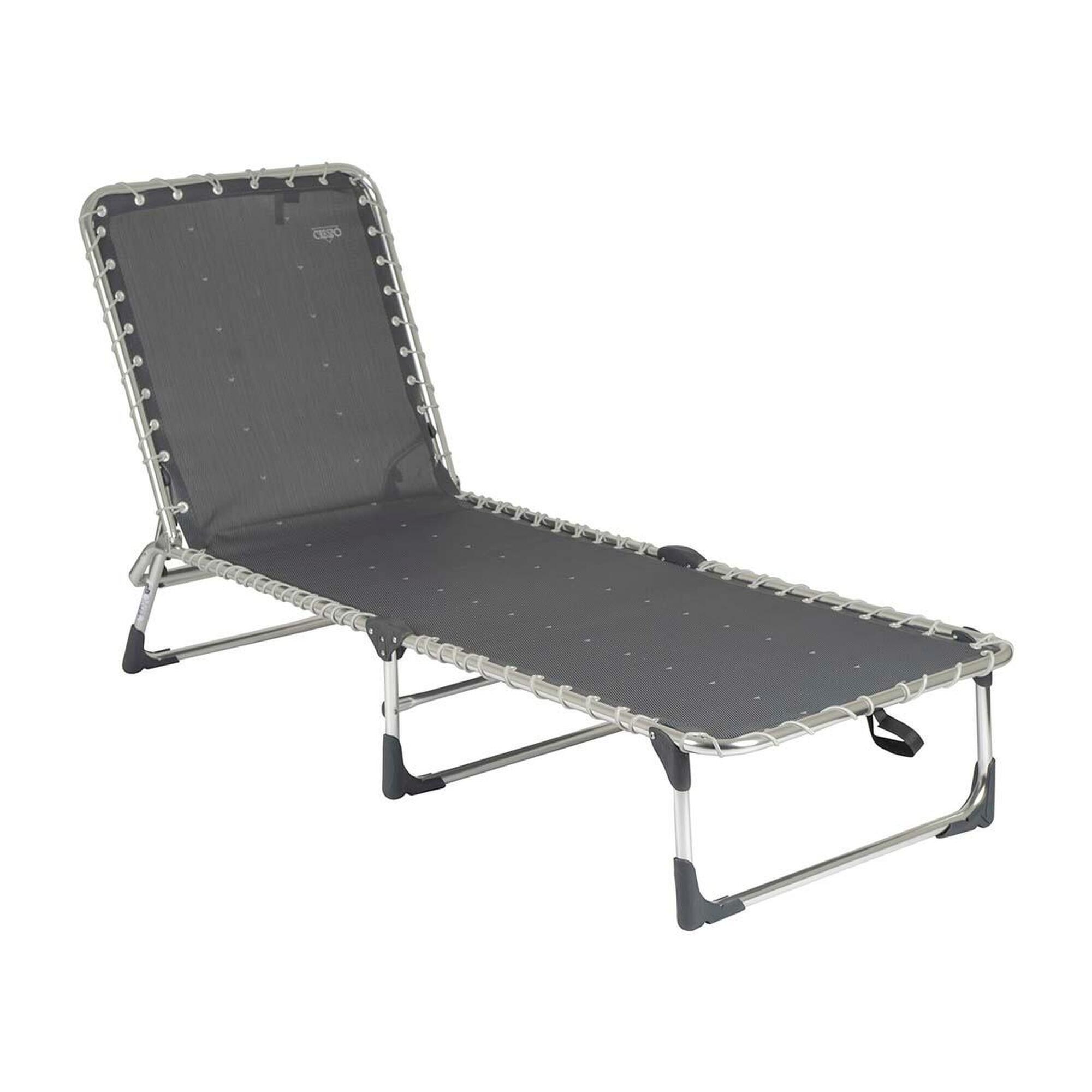 Crespo - Crespo - Lit Bain De Soleil - Al/367 - Classic - Gris Foncé - Lit De Camps - Gris - Taille Unique - Decathlon