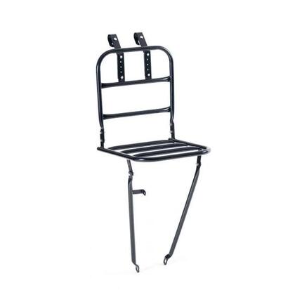 Porte-bagages avant pour vélo noir
