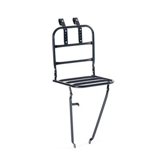 Portapacchi posteriore per bicicletta Nero