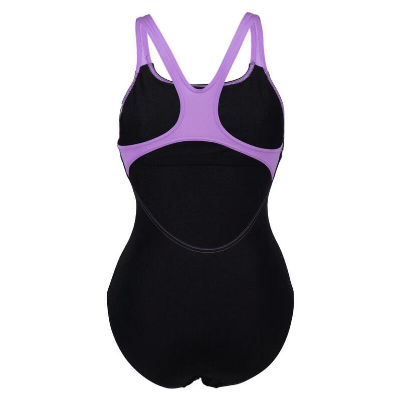 Maillot de bain femme Arena Spikes Swim Pro Back Noir/Lavande