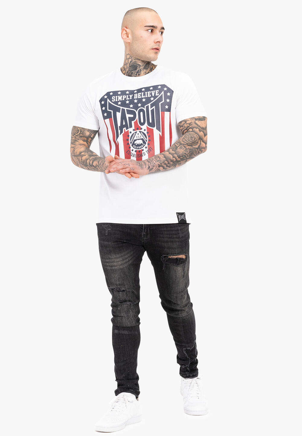 TAPOUT Herren T-Shirt normale Passform TAPERICANO 3/5