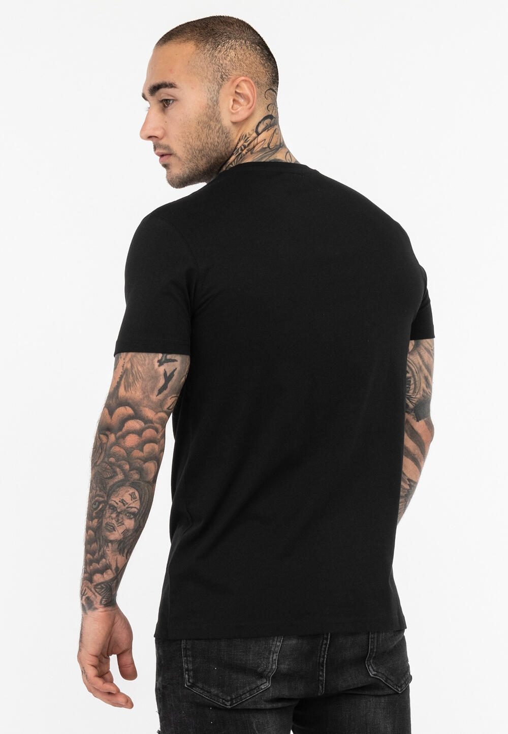 TAPOUT Heren-T-shirt normale pasvorm LOGO TEE 4/5