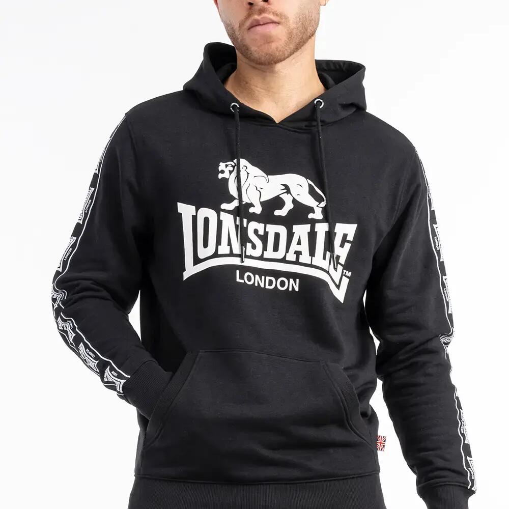Sweatshirts en polaire pour homme Lonsdale Scousburgh Noir.