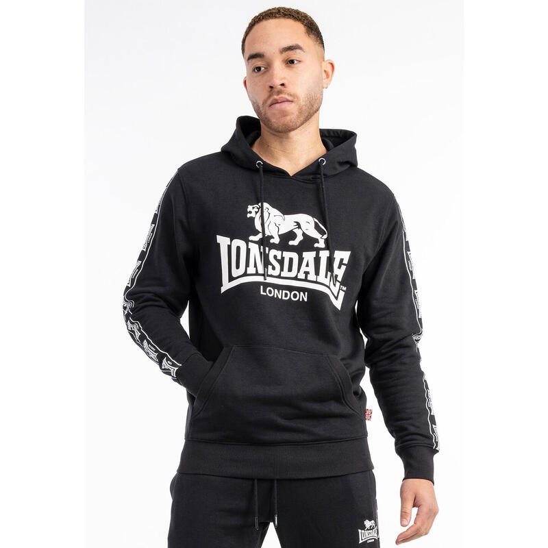 Sweatshirts en polaire pour homme Lonsdale Scousburgh Noir.