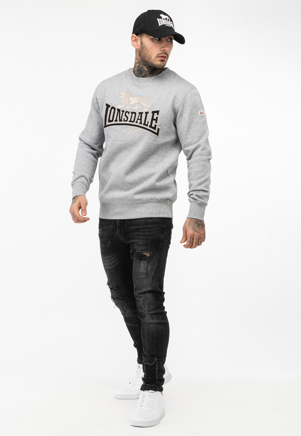 Felpa girocollo Lonsdale Lawins 2/4