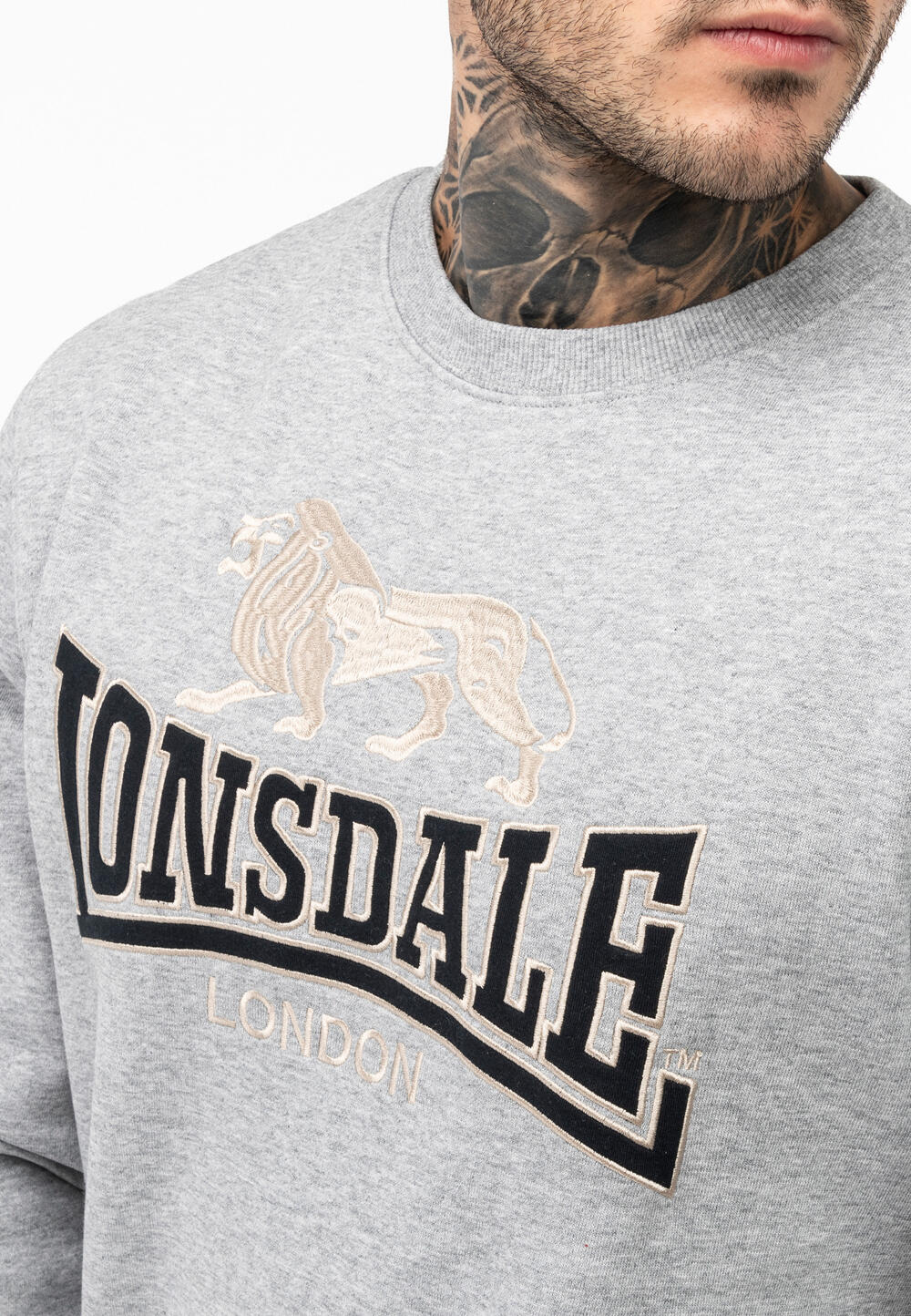 Felpa girocollo Lonsdale Lawins 4/4