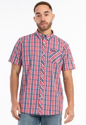 Lonsdale herenoverhemd korte mouw slim fit brixworth