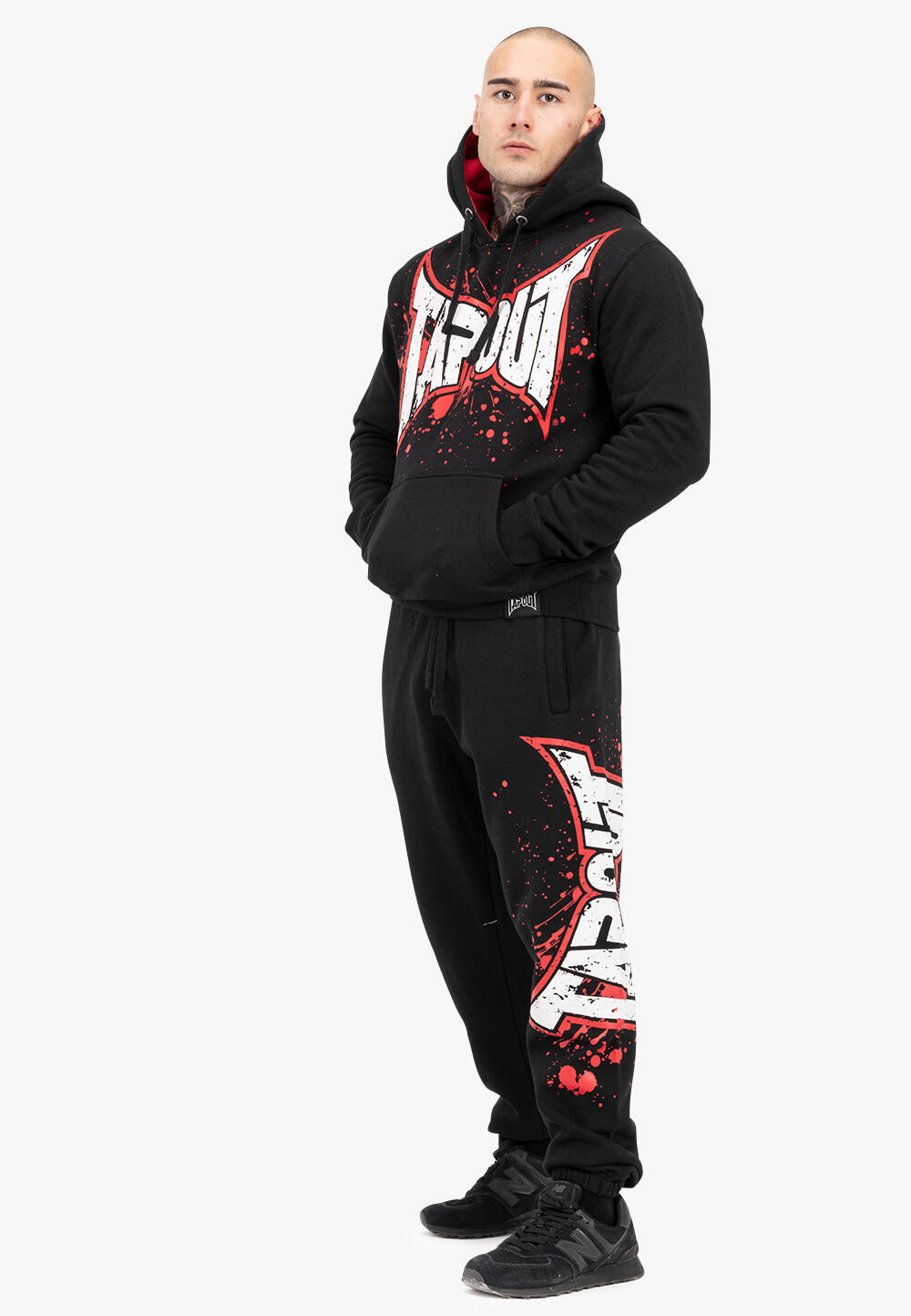 Pantalón de chándal de corte regular Tapout Splashing 3/5