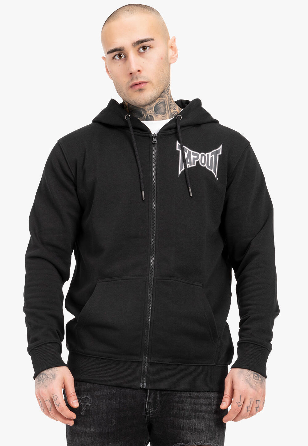 TAPOUT Felpa con cappuccio zip, taglio regolare Tapout Octagon