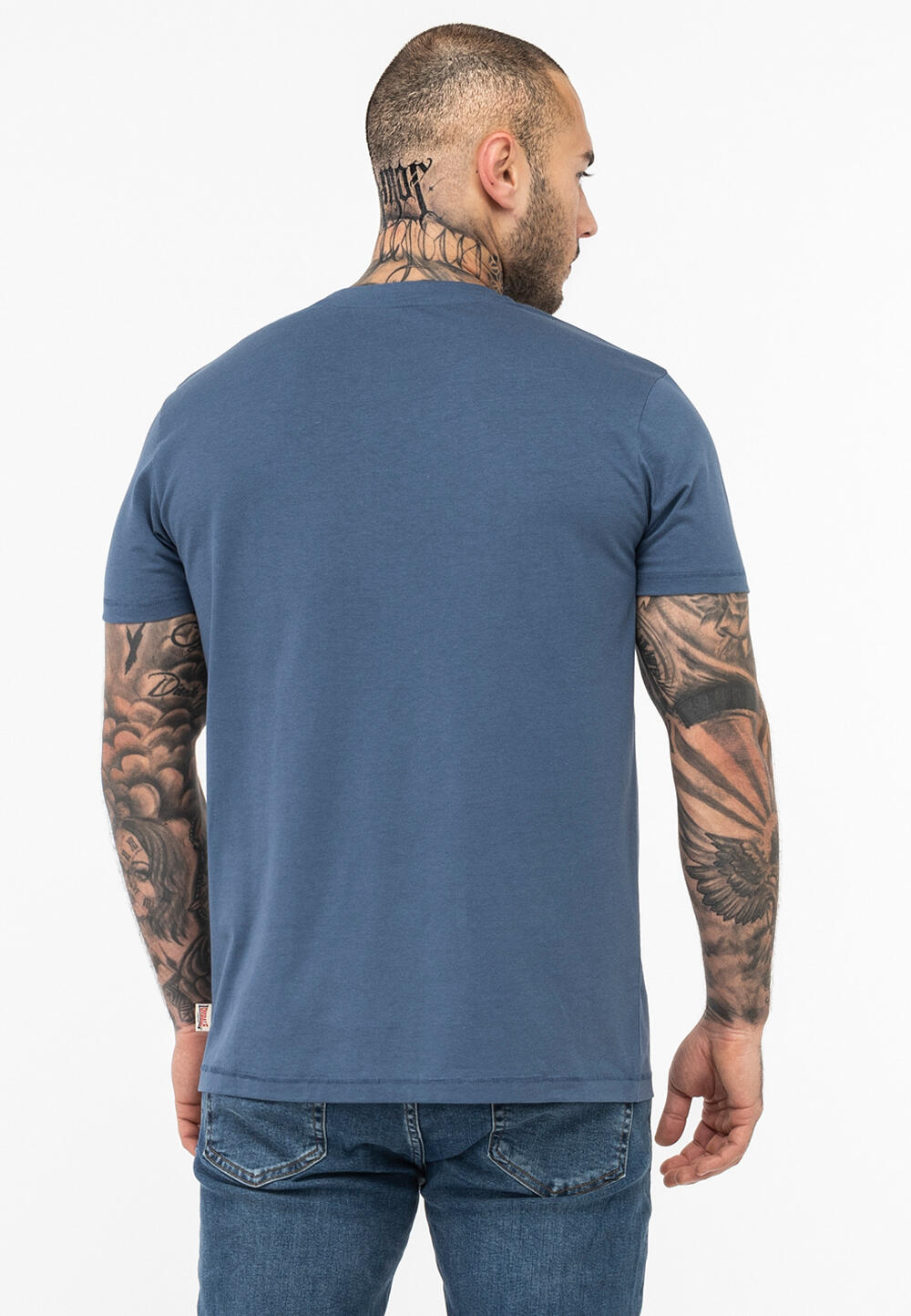 Camiseta para Hombre Lonsdale Lunklet Azul 3/4