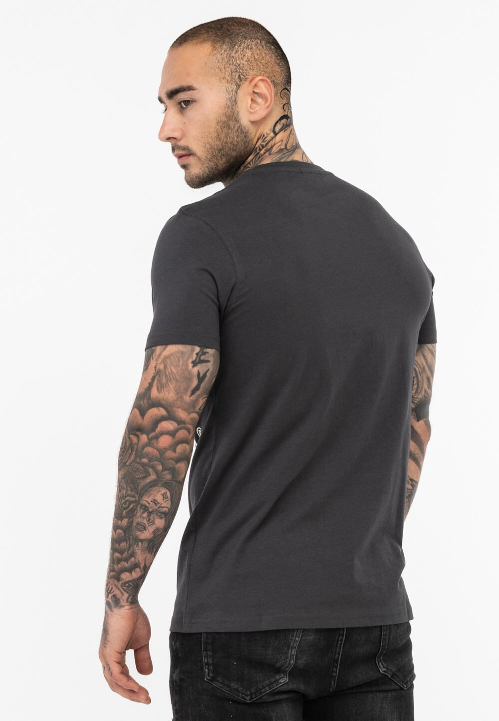 TAPOUT Heren-T-shirt normale pasvorm LOGO TEE 4/5