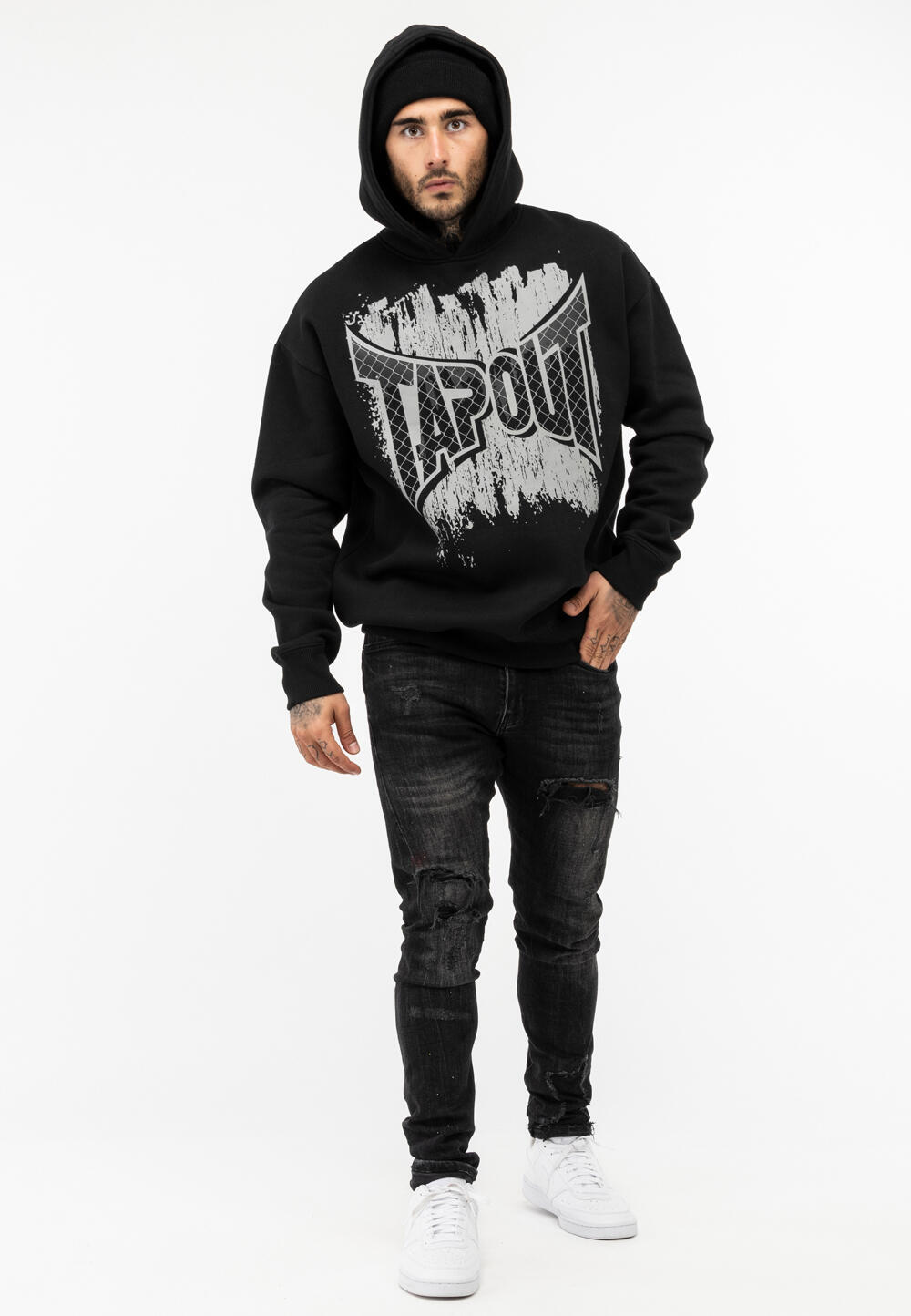 TAPOUT Herren Kapuzensweatshirt Oversize CF HOOD 3/5
