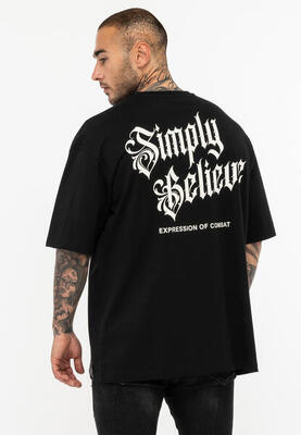 Tapout t-shirt oversized voor heren geloof gewoon
